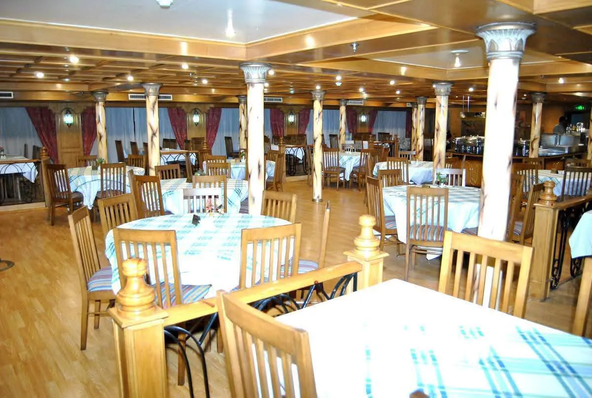 Restaurant aboard the Hapi V Nile Cruise Nile cruise